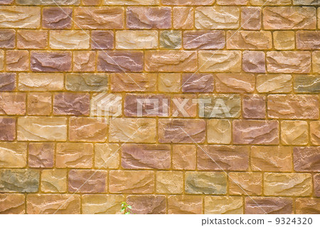yellow brick wall for background texture purpose 9324320