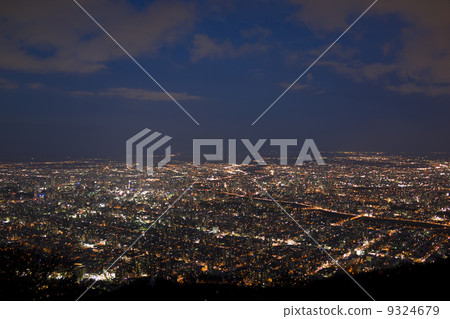 Night view from Mt. Moiwa Night view from Mt. Moiwa 9324679