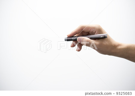 Male hand with laser pointer Male hand with laser pointer 9325083