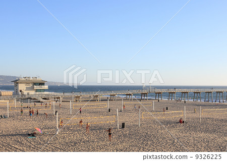 Summer seas and beach volleyball 9326225