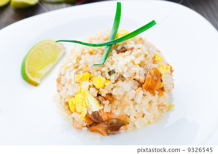 Salmon fried rice Salmon fried rice 9326545