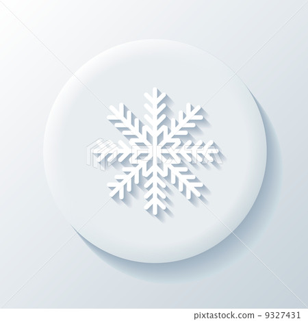 Snowflake 3D Paper Icon 9327431