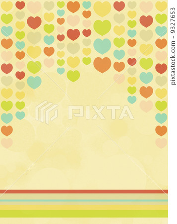 Vintage style heart background 9327653
