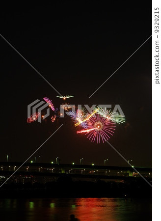 Tokyo Bay burning fire festival Tokyo Bay burning fire festival 9329215