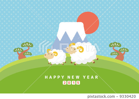 綿羊和富士山 綿羊和富士山 9330420