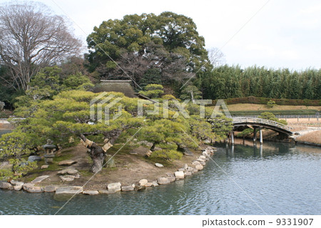 岡山後樂園的島嶼花園 9331907