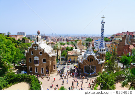 Spain Barcelona Guell Park Spain Barcelona Guell Park 9334938