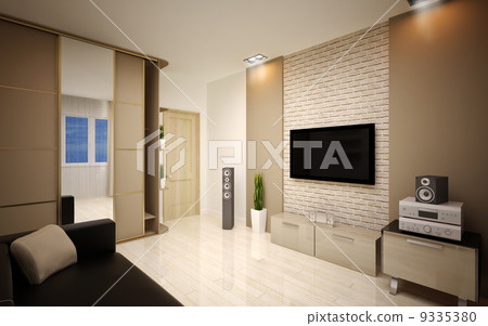 interior Design. Modern living room 9335380