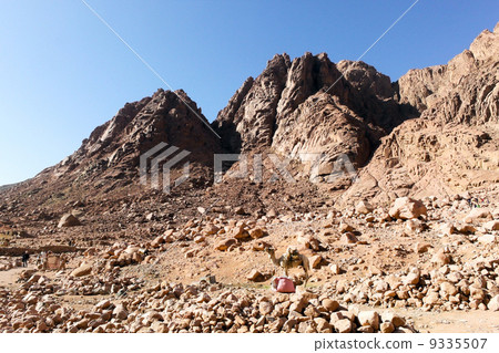 Egyptian world heritage, rocky mountain in the area of Saint Catherine monastery Egyptian world heritage, rocky mountain in the area of Saint Catherine monastery 9335507