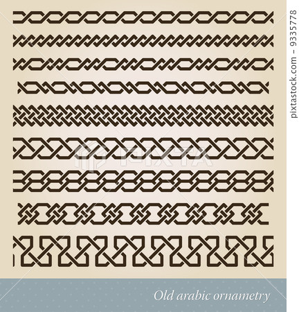Seamless Islamic border 9335778