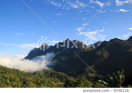 Mountain range in Chiang Mai, Thailand ( Doi Luang, Chiang Dao, Mountain range in Chiang Mai, Thailand ( Doi Luang, Chiang Dao, 9336216