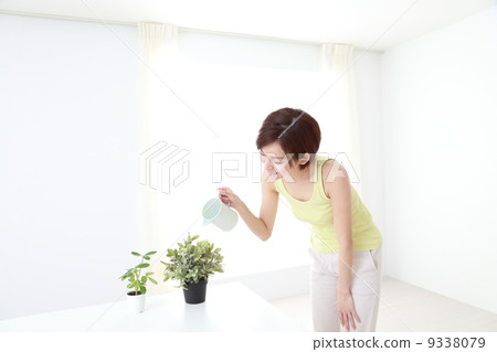 Watering plants 9338079