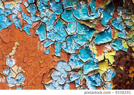 old abstract background from the cracked paint old abstract background from the cracked paint 9338291