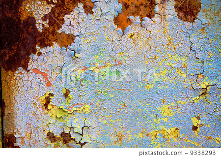 old abstract background from the cracked paint 9338293
