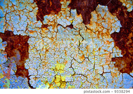 old abstract background from the cracked paint old abstract background from the cracked paint 9338294