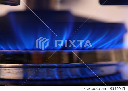 Fire of gas stove Fire of gas stove 9339045