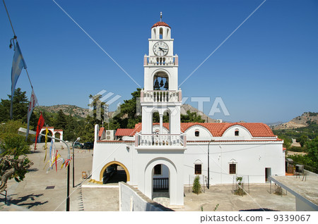 Our Lady Tsambika monastery. Rhodes. Greece. Our Lady Tsambika monastery. Rhodes. Greece. 9339067