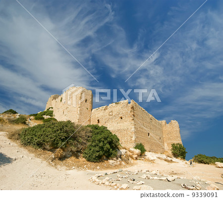 Medieval Castle of Kritinia in Rhodes Greece, Dodecanese Medieval Castle of Kritinia in Rhodes Greece, Dodecanese 9339091