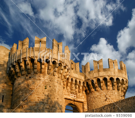 Rhodes Medieval Knights Castle (Palace), Greece 9339098