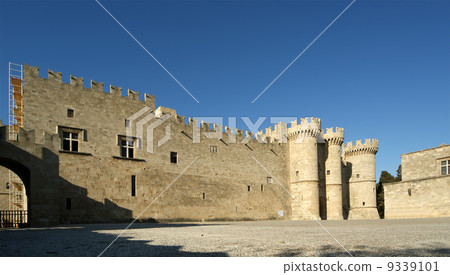 Rhodes Medieval Knights Castle (Palace), Greece 9339101