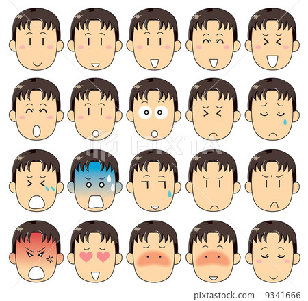 Male face / facial expression Male face / facial expression 9341666