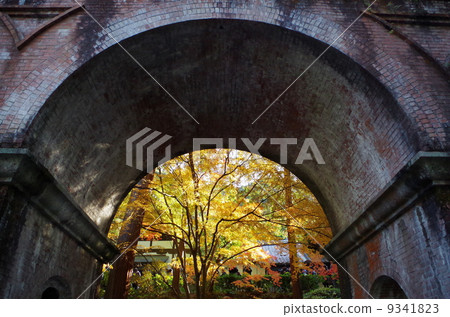 Aqueduct of autumn leaves Aqueduct of autumn leaves 9341823