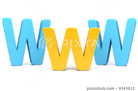 Internet Concept with WWW 9345813