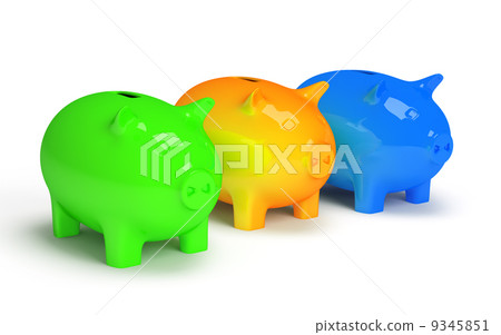 Piggy bank isolated on white background Piggy bank isolated on white background 9345851