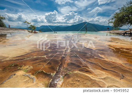 Hierve el Agua, natural rock formations in the Mexican state of 9345952