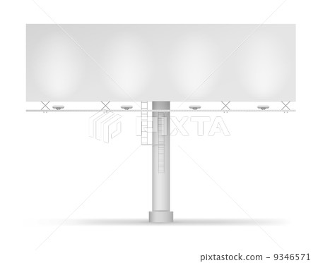 Blank billboard illustration 9346571