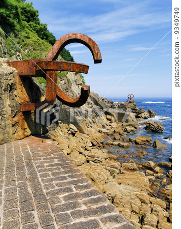 Famous Sculpture in San Sebastian, Spain 9349749