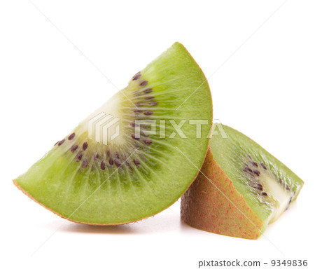 Sliced kiwi fruit segment 9349836