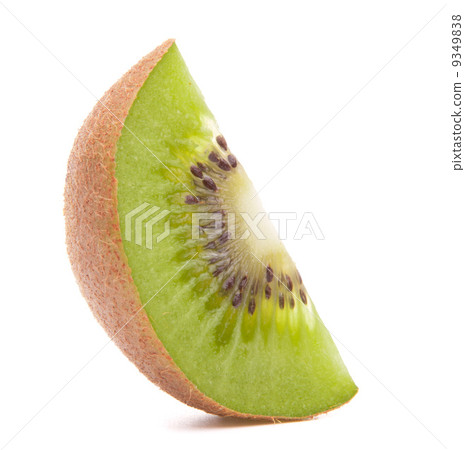 Sliced kiwi fruit segment 9349838