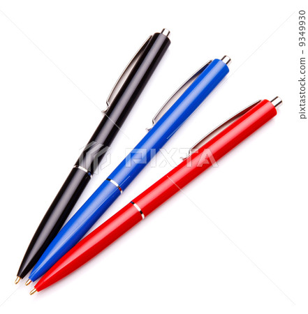 Ballpoint pen isolated on white background cutout Ballpoint pen isolated on white background cutout 9349930