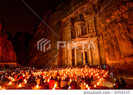 Petra Bye Night (Jordan, Petra ruins) Petra Bye Night (Jordan, Petra ruins) 9350533
