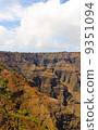 Hawaii Kauai Island Waimea Canyon Aerial photograph 9351094