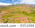 Hawaii Kauai Island Waimea Canyon Around the red clay nature aerial photography 9351098