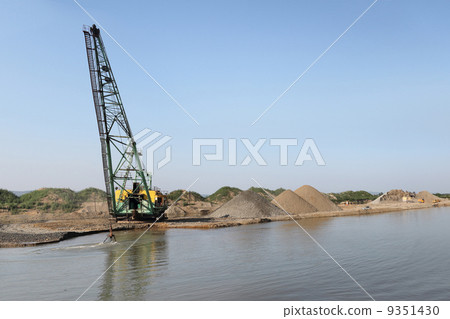 Gravel extraction Gravel extraction 9351430