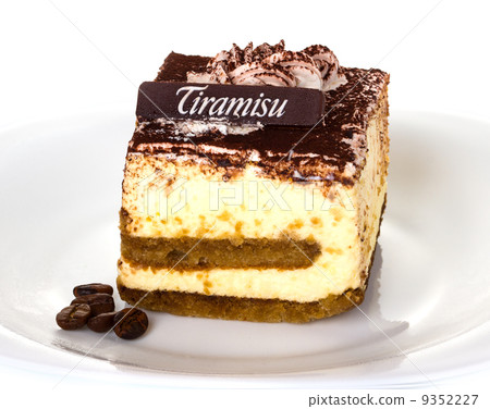Delicious tiramisu dessert with cacao powder on top 9352227