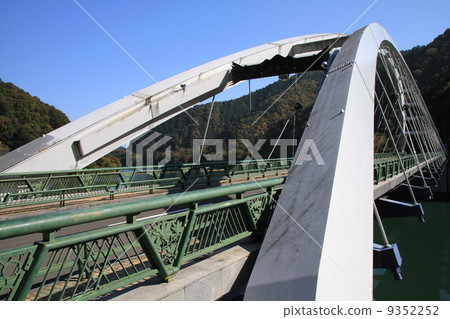 The three-headed bridge of Okutama The three-headed bridge of Okutama 9352252