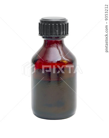 a small brown glass vial 9353212