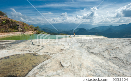Hierve el Agua, natural rock formations in the Mexican state of 9353304