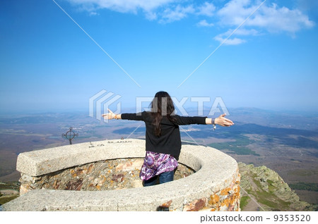 woman at france peak 9353520