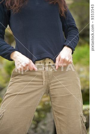 stretching her jersey 9353543