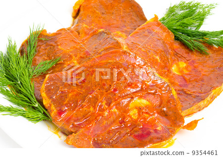 pork steaks - prepared food 9354461