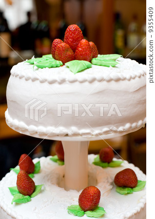 festive cake with strawberries festive cake with strawberries 9355409
