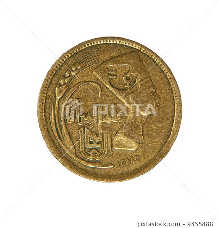 Egyptian monet with cleopatra profile. 9355888