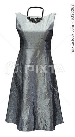 ladies grey dress, clipping path ladies grey dress, clipping path 9356068