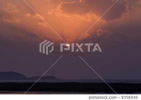 Evening landscape of Buddha Evening landscape of Buddha 9356936