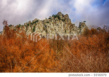 Autumn landscape with rocks Autumn landscape with rocks 9356970